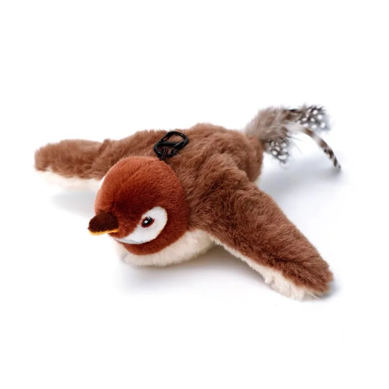 Pájaro interactivo para mascotas con sonido